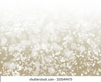 Champagne Sparkle Bokeh Background