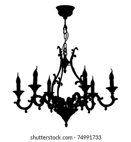chandelier silhouette