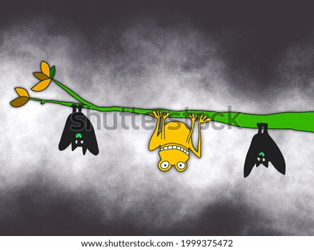Similar – Image, Stock Photo Frog perspective | great tit sitting on gutter with food in beak