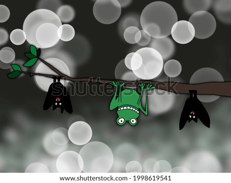 Similar – Image, Stock Photo Frog perspective | great tit sitting on gutter with food in beak