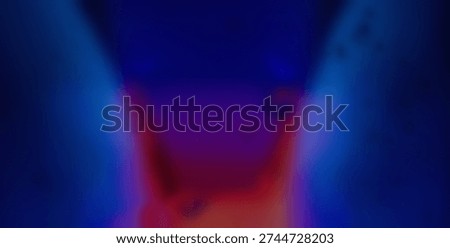 Chaotic Colorful Dots Exploding in Abstract Indigo Chaos