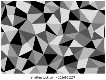 Chaotic Grid Triangles Quadrilaterals Modern Background Stock ...