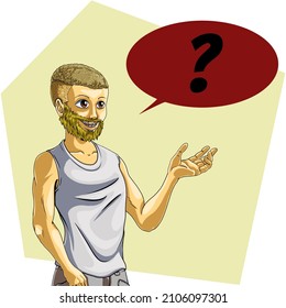 character speech man speak chat saying avatar