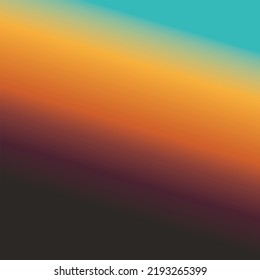 Charcoal, Orange, And Teal Gradient Background