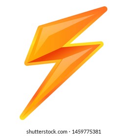 Lightning Bolt Element Icon Cartoon Lightning Stock Vector (Royalty ...