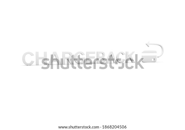 Chargeback Concept White Background 3d Render Stock Illustration ...