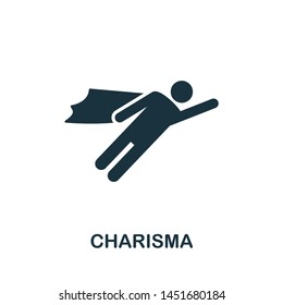 Charisma Icon Illustration. Creative Sign From Business Management Icons Collection. Filled Flat Charisma Icon For Computer And Mobile. Symbol, Logo Graphics.