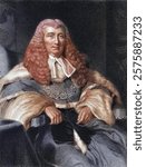 Charles Abbott 1st Baron Tenterden 1762 to 1832 Lord Chief Justice, Historical, digitally restored reproduction from a 19th century original, Record date not stated