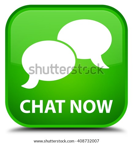 Chat now green square button