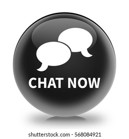 Chat Now Icon. Internet Button.3d Illustration.