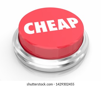 Cheap Low Price Quality Sale Clearance Button 3d Illustration