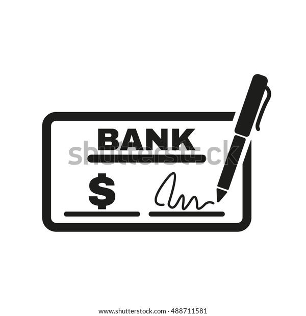 Check Icon Checkbook Cheque Pay Payment のイラスト素材