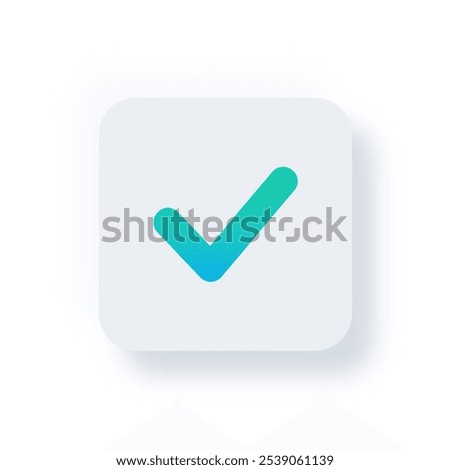 The Check icon represents confirmation, validation, approval, completion, or agreement. It typically features a stylized checkmark symbol.