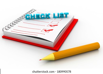 Check List Stock Illustration 180990578 | Shutterstock