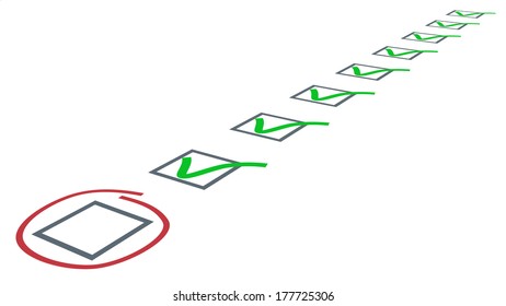 Check List Green Ticks Stock Illustration 177725306 | Shutterstock