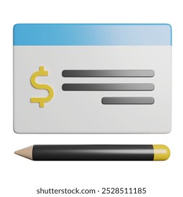 Check Tick Done 3D Rendering Icon Illustration