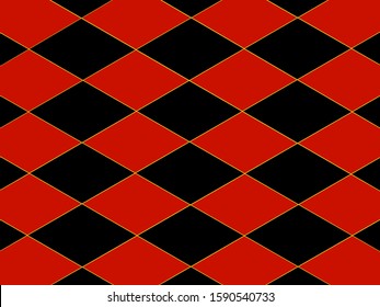 checkerboard red