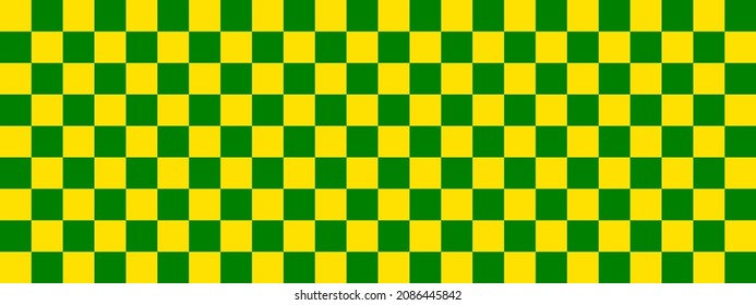 Checkerboard Banner Green Yellow Colors Checkerboard Stock Illustration ...