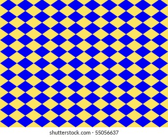 Checkered Blue Yellow Stock Illustration 55056637 | Shutterstock