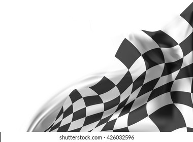 Checkered Flag Background Race Flag Design