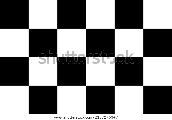 Checkered flag in black and\
white