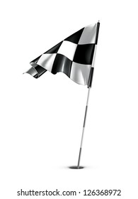 Checkered Golf Flag Bitmap Copy Stock Illustration 126368972 | Shutterstock