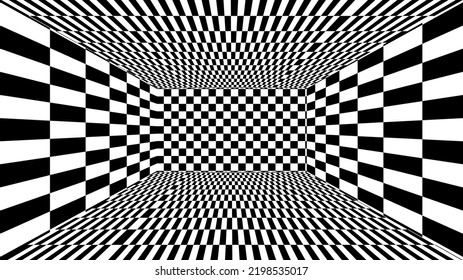 Checkered Texture 3d Background 3d Rendering Stock Illustration ...