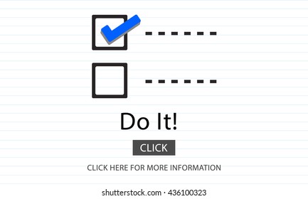 Checklist Choices To Do Audit Evaluation Concept