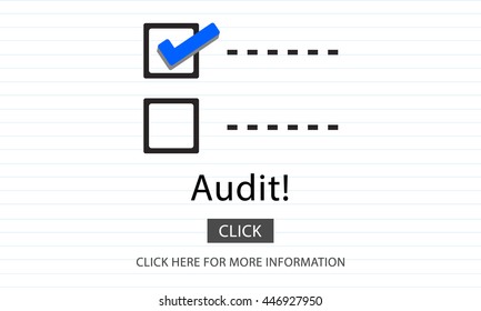 Checklist Choices To Do Audit Evaluation Concept