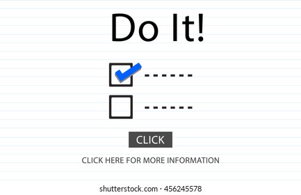 Checklist Choices To Do Audit Evaluation Concept