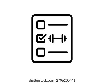 Checklist icon with checked and unchecked boxes