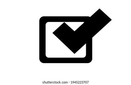 Checklist Icon Logo Black Color Stock Illustration 1945223707 ...