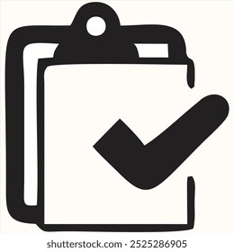 Checklist Icon Note Vector Silhouette HD images are very much needed for various design needs
