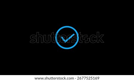 Checkmark background. Yes tick. Correct check mark symbol.