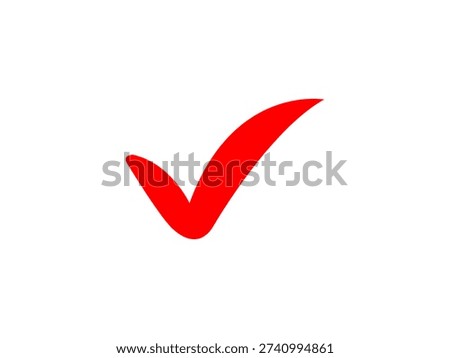 A checkmark icon on a white background symbolizing confirmation and approval