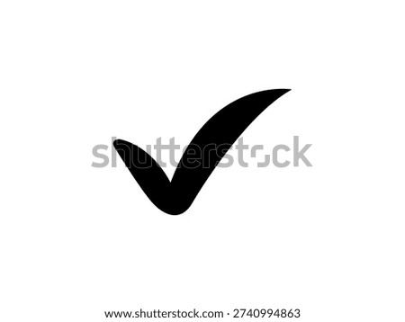 A checkmark icon on a white background symbolizing confirmation and approval