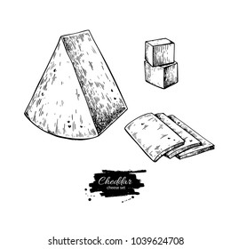 Cheddar cheese drawing 