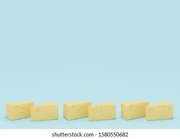 Cheese Image Background 3dcg Image Stock Illustration 1580550682 ...