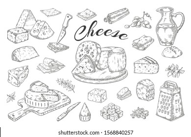 Cheese sketch  Hand