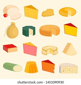 チーズ いろんな種類 のイラスト素材 画像 ベクター画像 Shutterstock