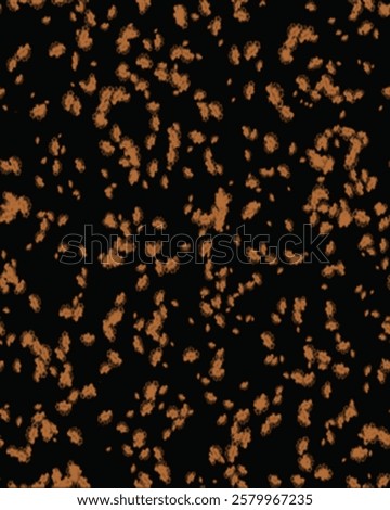 A cheetah print pattern is a bold and stylish design featuring irregularly shaped black or dark brown spots.