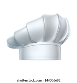 3d Rendered White Chef Hat Isolated Stock Illustration 112525325 ...