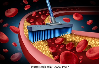 Chelation Medicine Treatment And Alternative Therapy For Heart Disease Concept For Human Blood Circulation Disease With 3D Illustration Elements.