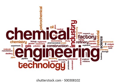 Chemical Engineering Word Cloud Concept Words Stock Illustration ...