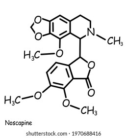 Chemical Structure Icon Template: Noscapine