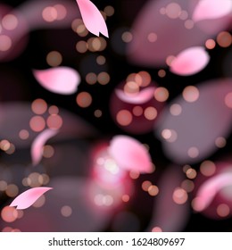 夜桜 のイラスト素材 画像 ベクター画像 Shutterstock