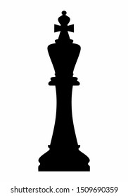 Queen Chess Piece Silhouette Chess Piece Stock Vector (Royalty Free ...