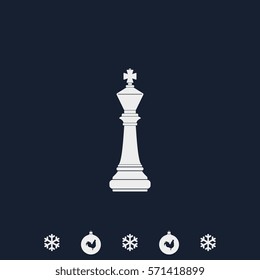 Chess King Icon.