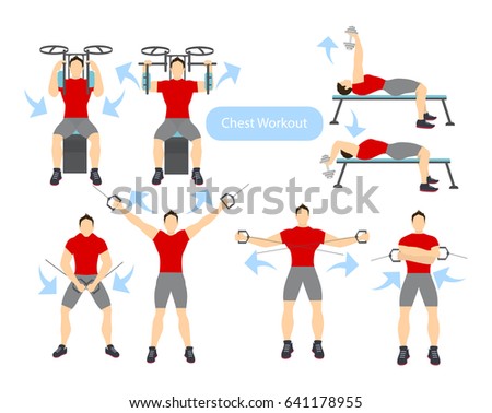 Chest workout set.