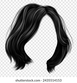 chic short haircut png free hand painted illustration - Powered by Shutterstock